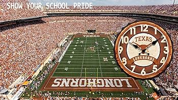 特大パブミラー　テキサス大学　texas longhorns カレッジ Texas Longhorns Football Panorama - DKR Texas Memorial